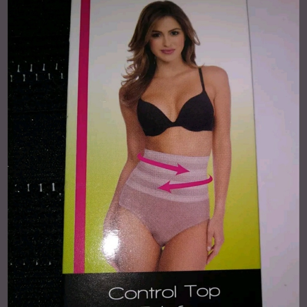 FleX Control Top High Waist Brief Black